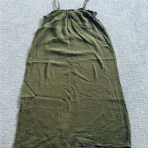 H&M Olive Green Gauze Dress or Coverup